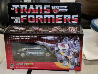 Transformers G1 Mirage Reissue