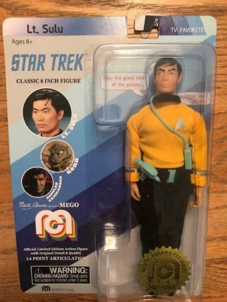 Mego Star Trek Lt.  Sulu Classic 8 Inch Figure Target Exclusive 5927/10000