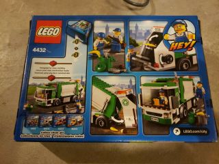 4432 LEGO City Garbage Recycle Truck Retired Dump Green Trash Box NIB 3