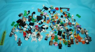 183 Assorted Lego Minifigs Minifigures Toy Figures With Weapons And Accessories
