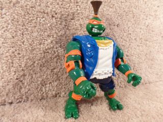 1994 Playmates TMNT Teenage Mutant Ninja Turtles Kung Fu Michelangelo Figure 2