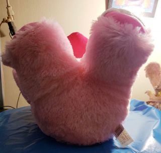 Dan Dee Pink Plush Princess Heart Teddy Bear 15 