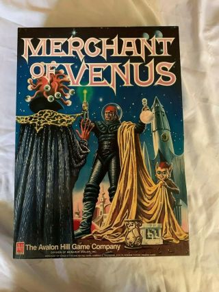 Merchant Of Venus Avalon Hill Game Complete