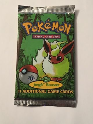 1st Edition 1999 Jungle Set Pokemon Booster Packs Flareon Cover