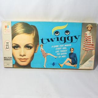 1967 Milton Bradley Twiggy Board Game 4731