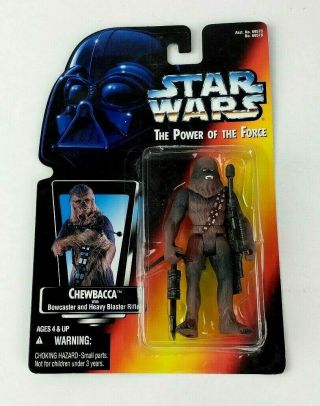 1995 Star Wars Power Of The Force Chewbacca Action Figure Vintage