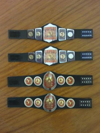 Custom Order Wrestling Title Belts Leather For Figures Reserved For Flamepit