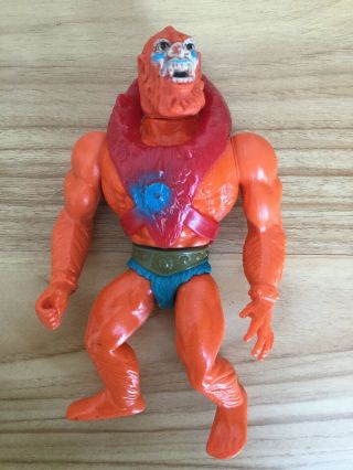 1983 He - man Masters Of The Universe Beast Man Action Figure Complete Comic 2