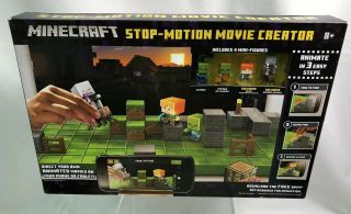Minecraft Stop Motion Animation Studio Movie Creator Brand
