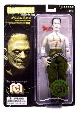 Mego Horror Frankenstein 8 " Action Figure (glow In The Dark)