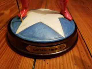Captain America Limited Edition Porcelain Bisque Figurine only 7500 produced 2