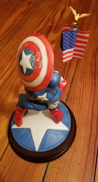 Captain America Limited Edition Porcelain Bisque Figurine only 7500 produced 3