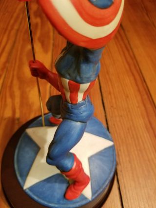 Captain America Limited Edition Porcelain Bisque Figurine only 7500 produced 8