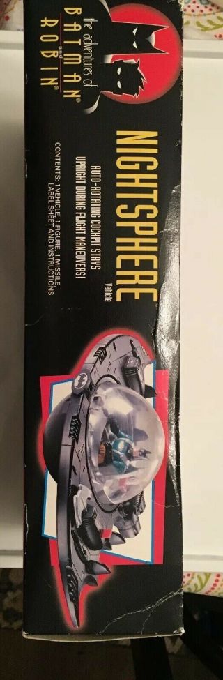 THE ADVENTURES OF BATMAN AND ROBIN 1995 KENNER - - NIGHTSPHERE Vehicle MISB 3