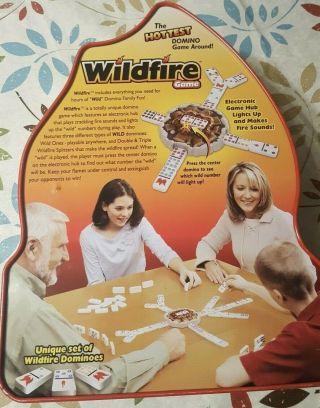 Fundex - Wildfire Dominoes - Family Game Electronic Hub w/ Lights & Sounds 5
