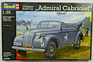 1/35 Scale Revell German Staff Car " Admiral Cabriolet " 03099 Parts