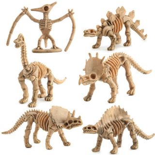 Dinosaur Toys Fossil Skeleton Simulation Model Set Mini Action Figures Kids Toy 2