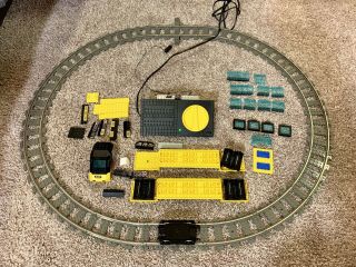 Lego 9v Electric 4559 Cargo Railway Train Track Set/controller,  Related Bricks