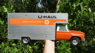 Vintage Nylint Ford U - Haul Box Truck,  Pressed Steel Toy Vehicle