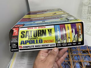 2012 AMT - - SATURN V ROCKET & APOLLO SPACECRAFT KIT (Parts) 1/200 SCALE Incomplete 3