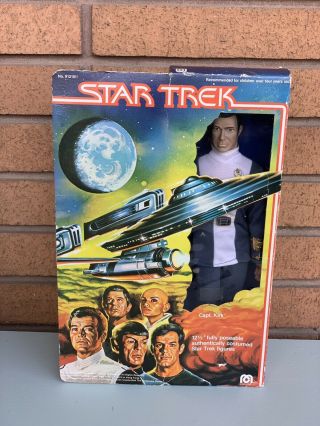 1979 Mego Star Trek Motion Picture 12” Captain Kirk Action Figure Toy Vintage