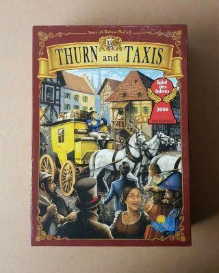 2006 Thurn And Taxis Board Game Postmaster General 17th Century Postal Service