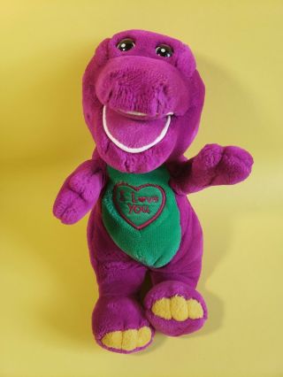 Barney Singing I Love You 10 " Plush Lyons Talking Stuffed Animal - A