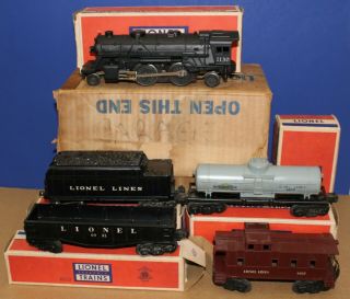 Lionel Outfit 1500 O27 Freight Train Set Boxed 1953 1130 6066t 6032 6035 6037
