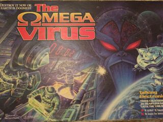 The Omega Virus Electronic Talking Adventure Board Game Milton Bradley 1992