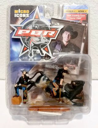 Adriano Moraes Micro Icons Pbr Professional Bull Riders Action Figure