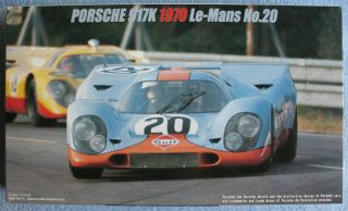 Fujimi 1/24 Porsche 917k Gulf 20 1970 Le Mans Complete Unstarted
