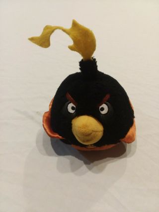 Angry Birds Space Black Bomb Bird Plush Official Rovio 5 " Usa Seller