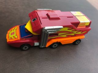 Autobot Transformers Rodimus prime Complete G1,  with card,  book,  weapon,  doors 2