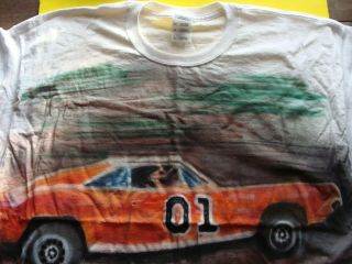 DUKES OF HAZZARD TShirt The General Lee Adult XL 1 of 1 hand sprayed 4