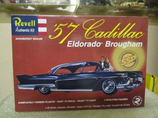 Revell 1/25 Scale Model Car Kit 57 Cadillac Eldorado Brougham 85 - 1244