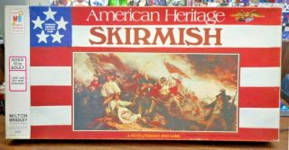 Skirmish © 1975 American Heritage Revolutionary War Game Milton Bradley 4505