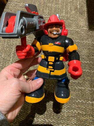1997 Fisher Price Rescue Heroes Action Figure Fireman Firefighter Billy Blaze