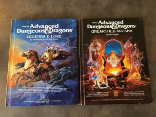 Ad&d 1e: Legends & Lore (2013) And Unearthed Arcana (2017) Publ.  1984 & 1985