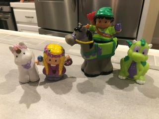 Little People - Princess,  Unicorn,  Robin Hood,  Horse & Dragon