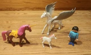 Playmobil Unicorns & Pegasus Fantasy Fairy Tale Horses Mermaid Creatures
