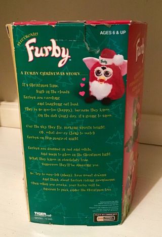 Electronic Furby Christmas Special Limited Edition Series 1999 Hasbro 3