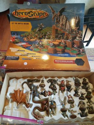 HEROSCAPE THE BATTLE OF ALL TIME RISE OF THE VALKYRIE MASTER SET GAME SEPARATED 3