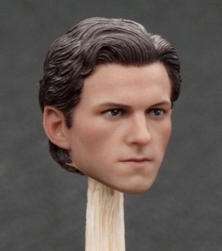 Sh - Thh: 1/12 Painted Tom Holland Head For 6 " Shf Mafex Spiderman (no Figure)