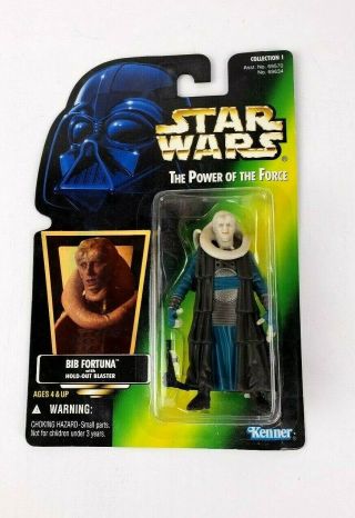 1996 Star Wars Power Of The Force Bib Fortuna Action Figure Vintage
