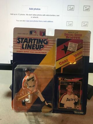 1992 Rookie Starting Lineup - Slu - Mlb - Craig Biggio - Houston Astros (bb) (y)