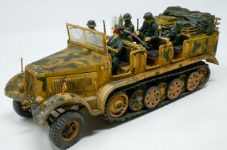 Forces Of Valor 1/32 Scale German Hanomag Sd Kfz 7 Halftrack Loose With Crew