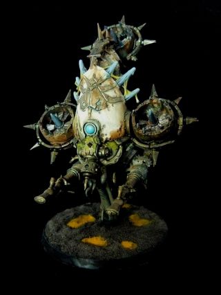 Nicely Painted Warhammer 40k Chaos Death Guard Bloat Drone Nurgle Pro Based Army