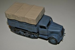 WWII German Opel Blitz Cargo Truck with tracks 1/72 scale built 2