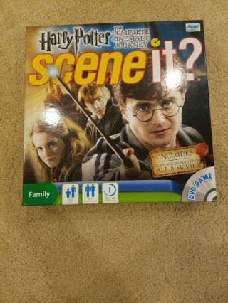 Harry Potter Scene It? Complete Cinematic Journey Dvd Board Game