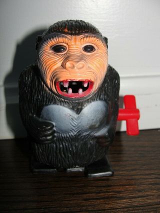 Vtg Wind Up Walking King Kong Monster Toy Walker 1970s / 80 